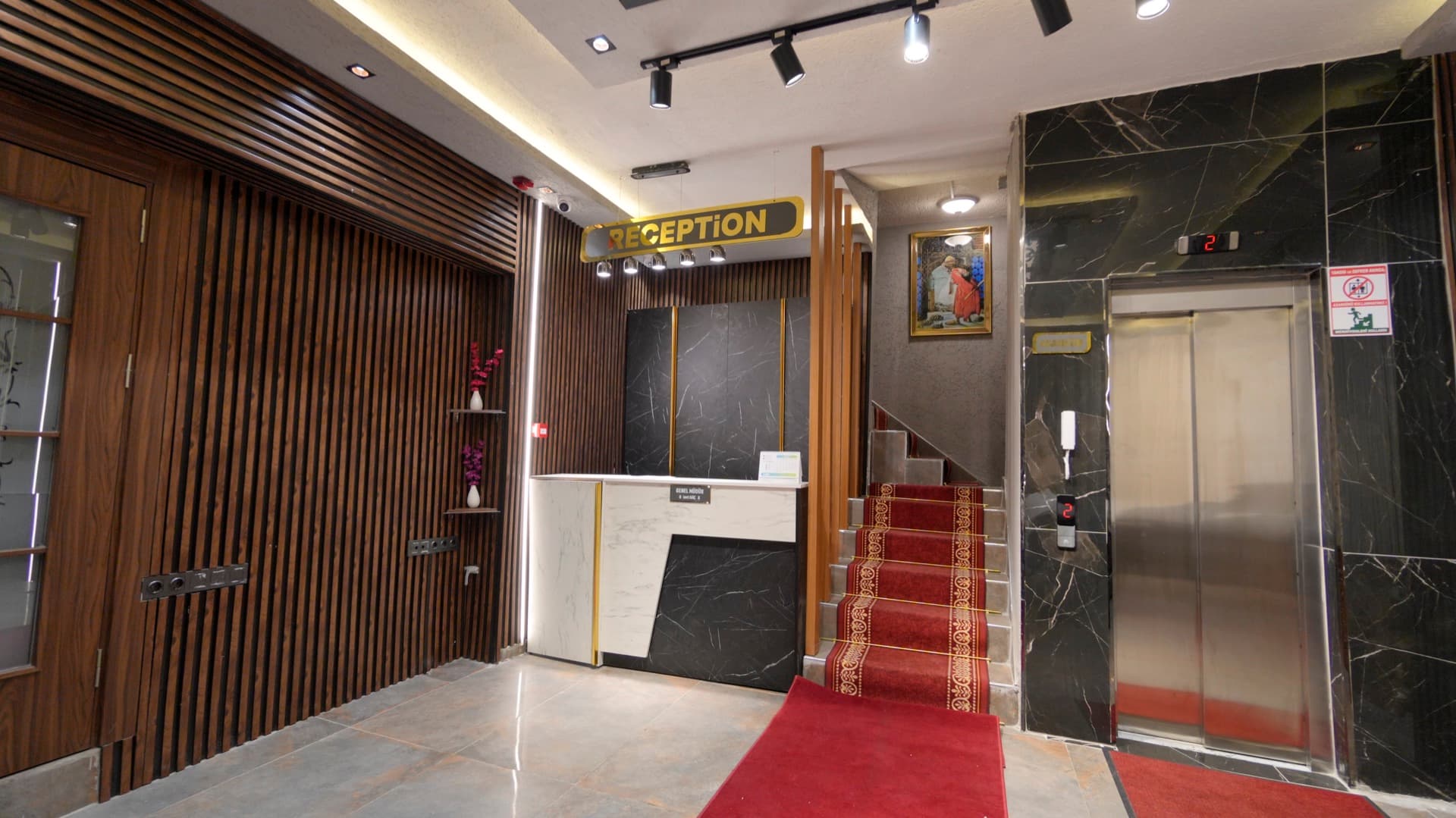 Divan Tower Hotel Erzurum - Resepsiyon ve Lobi